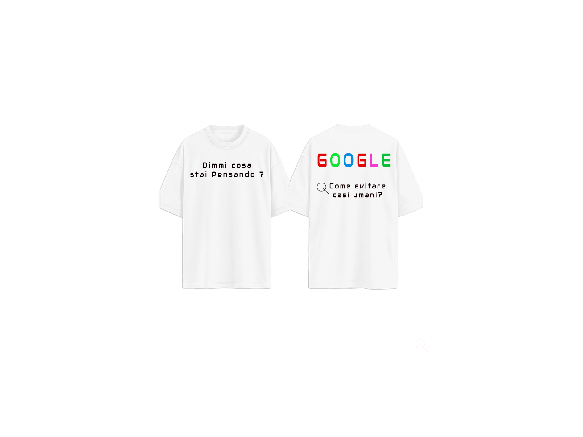 T-SHIRT GOOGLE CASI UMANI