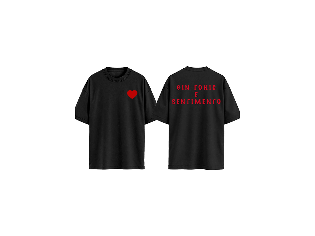 T-SHIRT GIN TONIC E SENTIMENTO