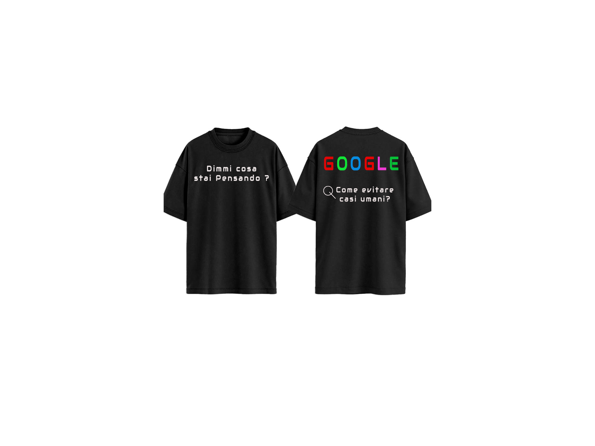 T-SHIRT GOOGLE CASI UMANI